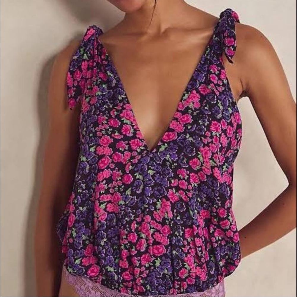 Free People Bare It All Bodysuit in Party Combo